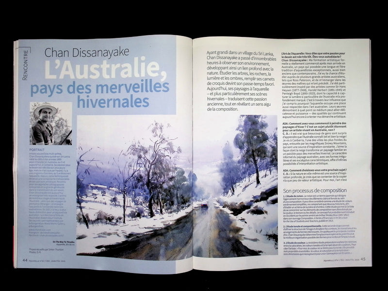 L'ART DE L'Aquarelle N.67 Dec'25-Fev'26