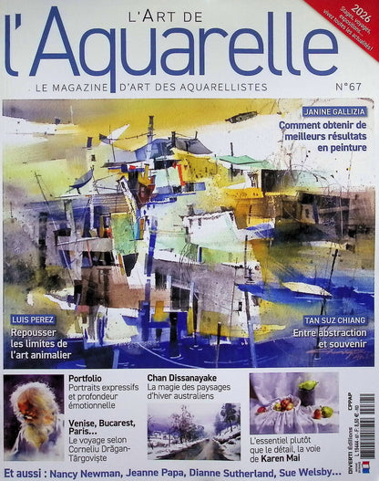 L'ART DE L'Aquarelle N.67 Dec'25-Fev'26