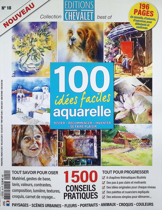 EDITIONS DU CHEVALET/100 idees faciles aqua.. NO.18 2025