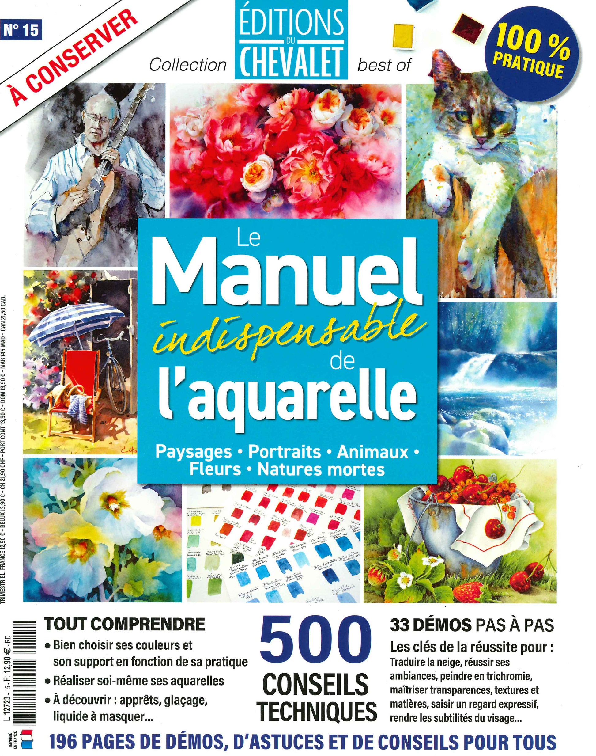 EDITIONS DU CHEVALET/Le Manuel de l'aquarelle n.15 A-S-O 2024