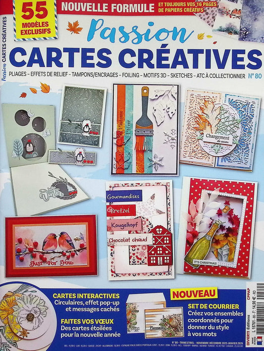 Passion Cartes Creatives N.80 Nov-Dec2025-Jan 2026 "Spcl"+印章模組