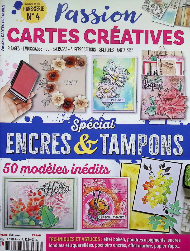 Passion Cartes Creatives N.4 Mars-Avril-Mai 2026+彩圖紙