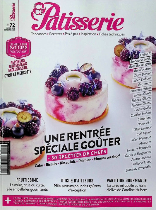 FOU DE Patisserie N°72 Sep-Oct 2025