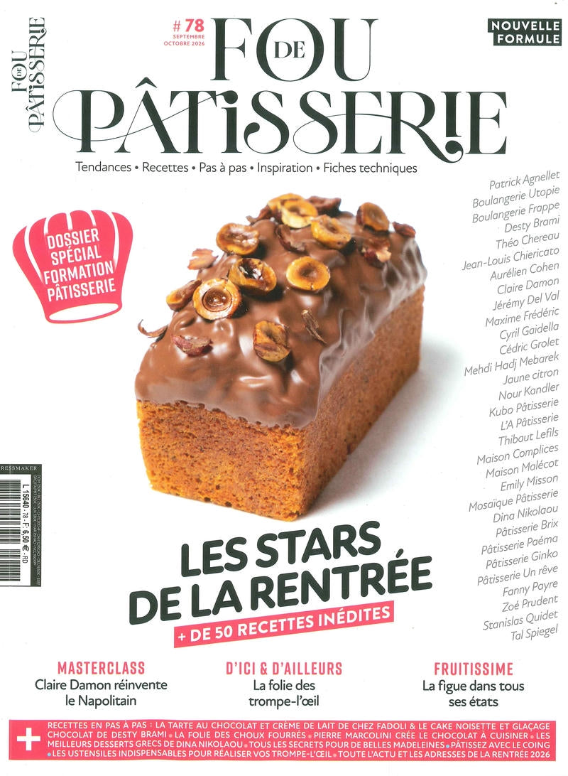 FOU DE Patisserie N°78 Sep/Oct 2026