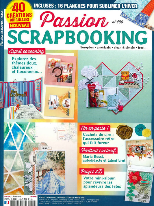 Passion SCRAPBOOKING N.109 Janvier-Mars 2025