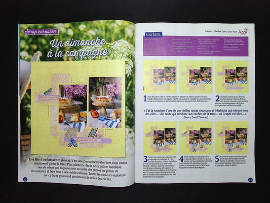 Passion Scrapbooking N.111 Juillet-Aout-Septembre 2025+卡片材料包
