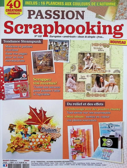 Passion SCRAPBOOKING N.112 Oct-Nov-Dec 2025+別冊