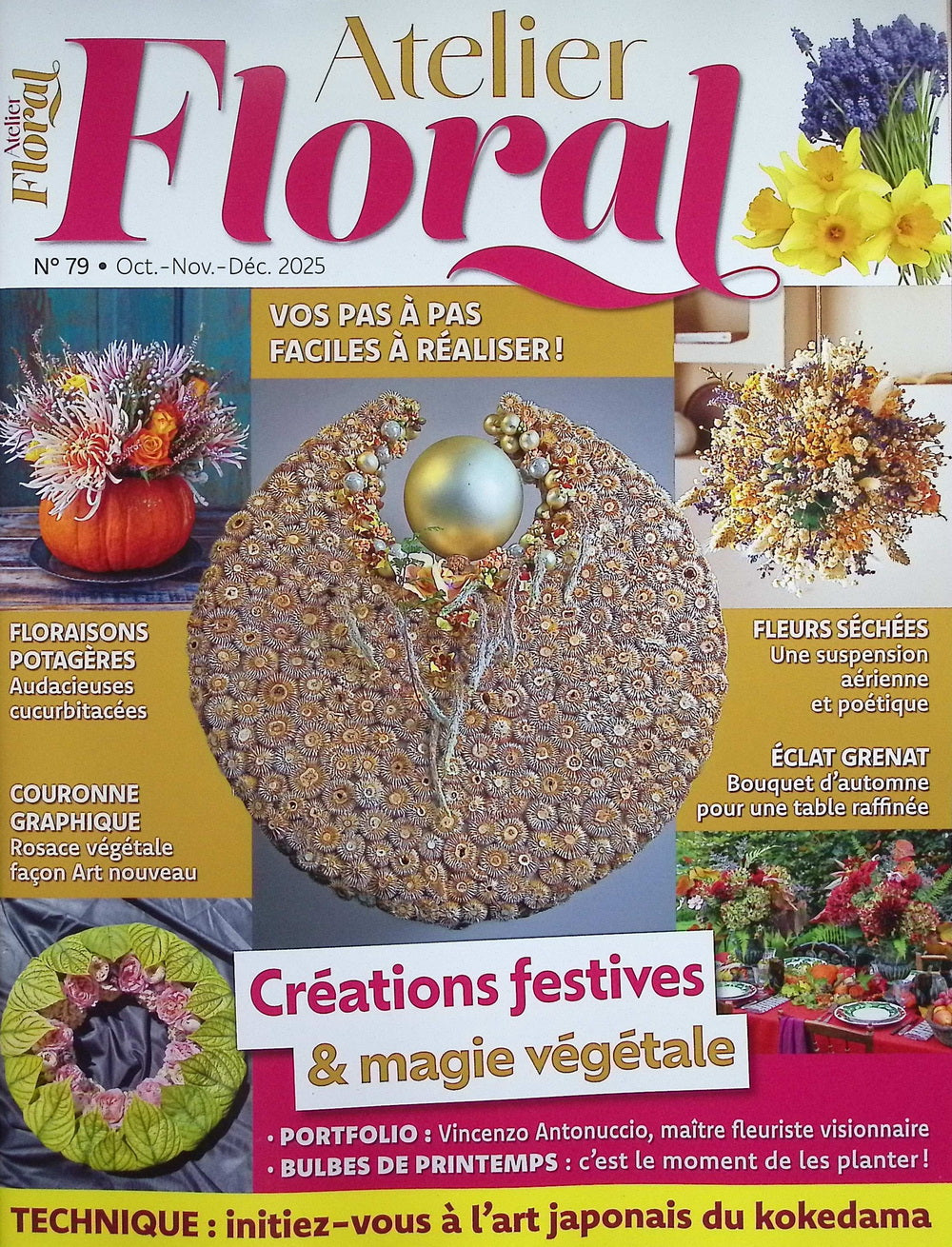 Atelier Floral N°79 Oct-Nov-Dec 2025