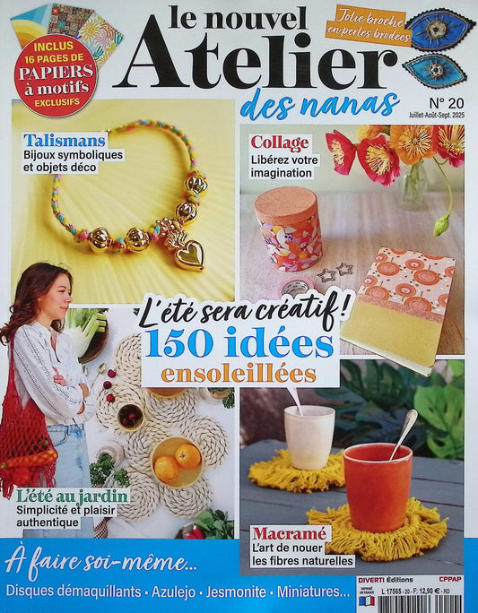 le nouvel Atelier des nanas N.20 Juil-Aout-Sept 2025