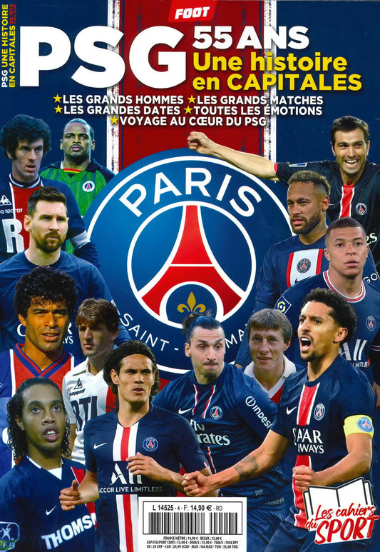LES CAHIERS DU SPORT:PSG 55 ANS Une histoire. N.4 J-F-M 2025