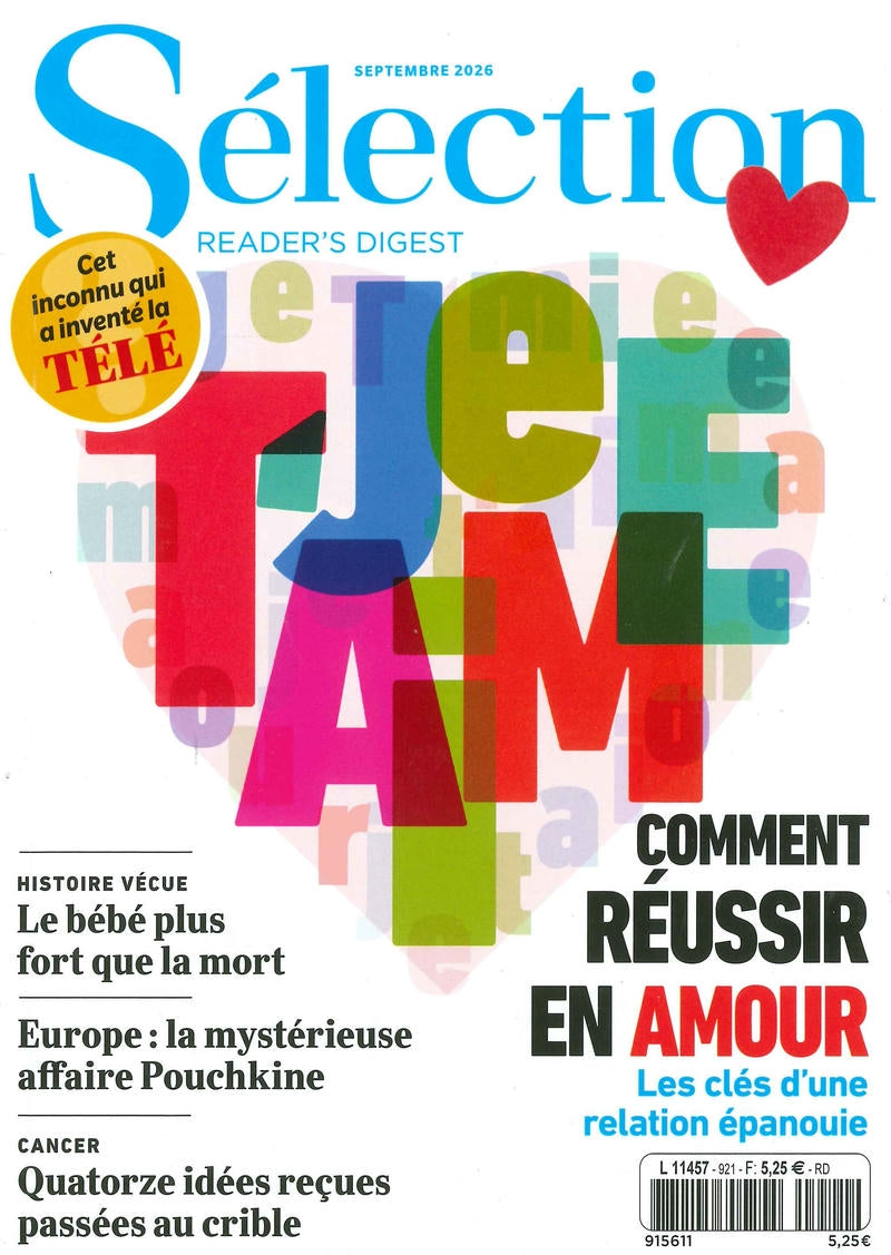 Selection READER'S DIGEST N.921 Septembre 2026