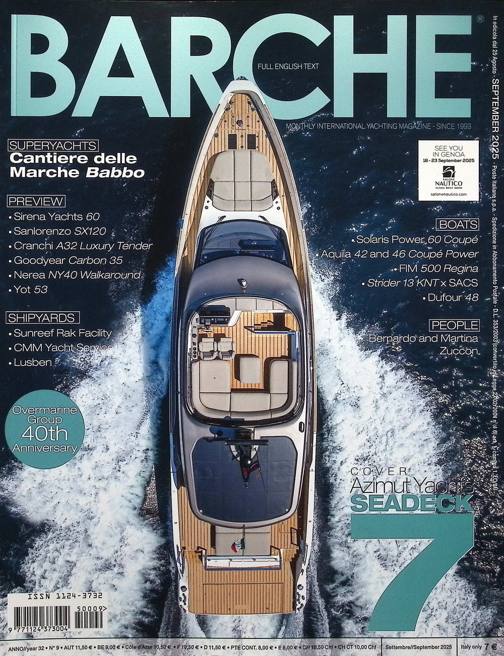 BARCHE [50009] N°9 Settembre 2025