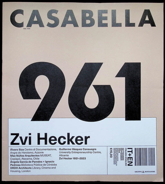 CASABELLA N961 Settembre 2024