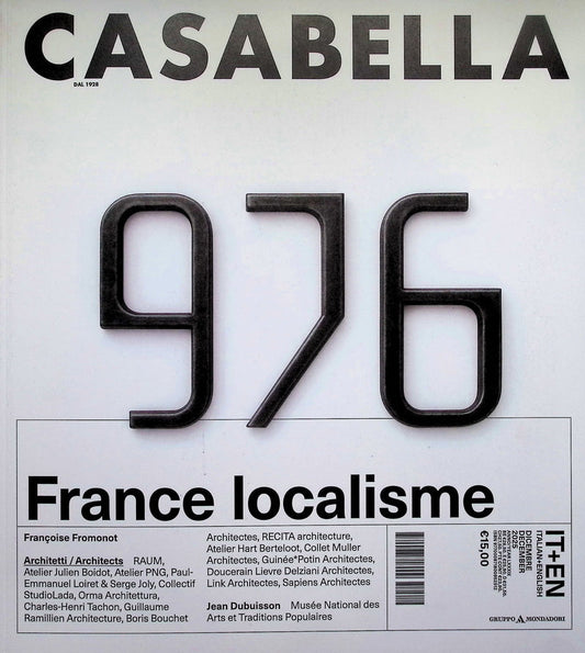 CASABELLA N.976 Dicembre 2025+別冊