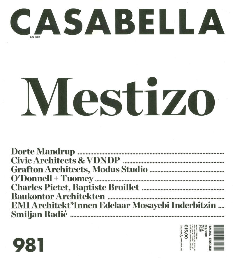 CASABELLA N.981 Maggio 2026+別冊