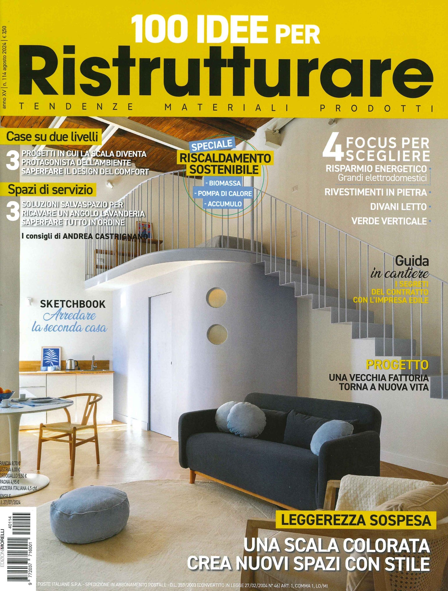 100 IDEE PER Ristrutturare [40114] n.114 Agosto 2024