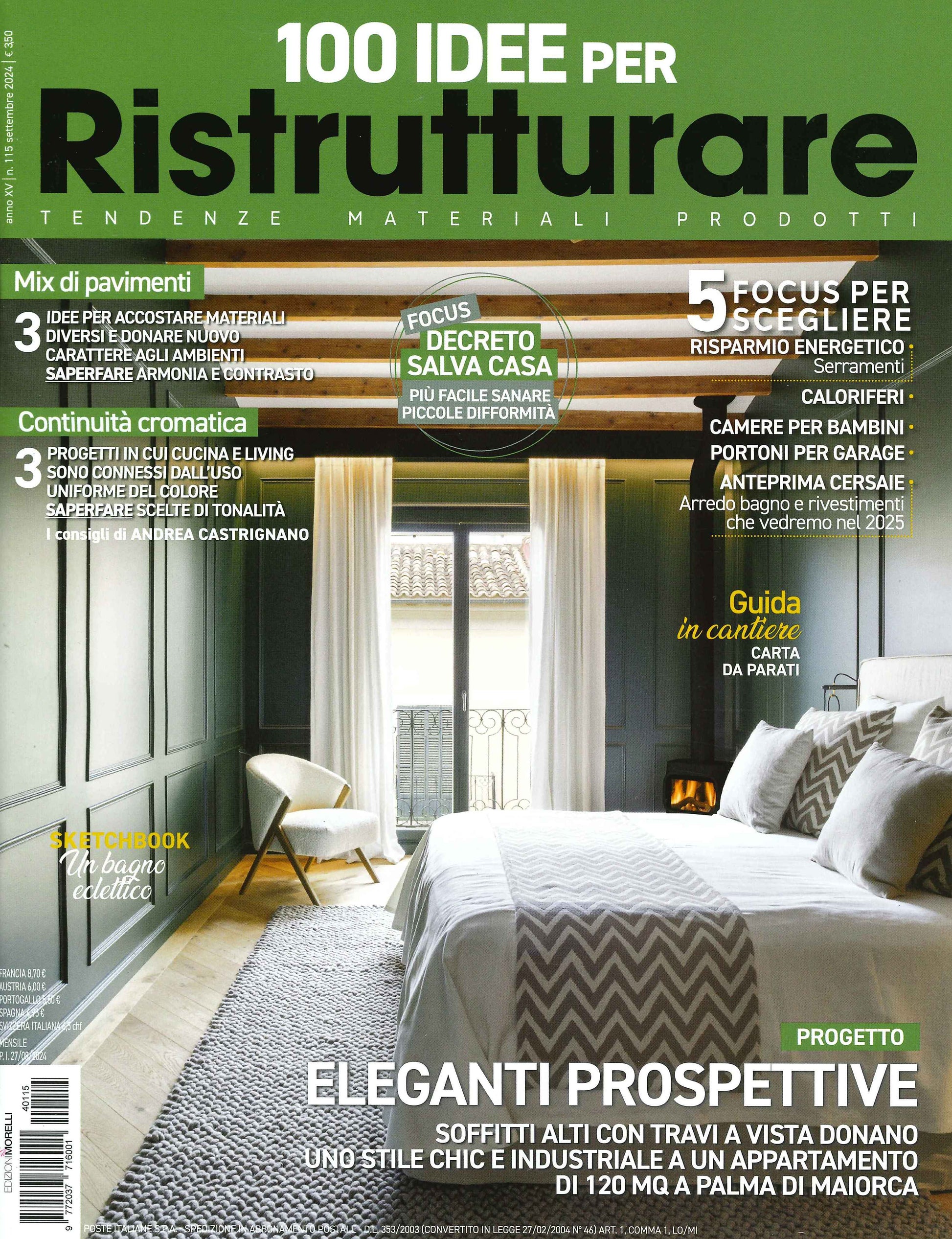 100 IDEE PER Ristrutturare [40115] n.115 Settembre 2024
