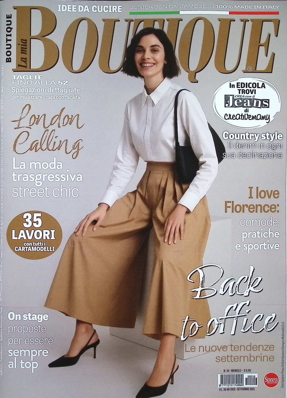 La mia BOUTIQUE [50016] N.16 Settembre 2025