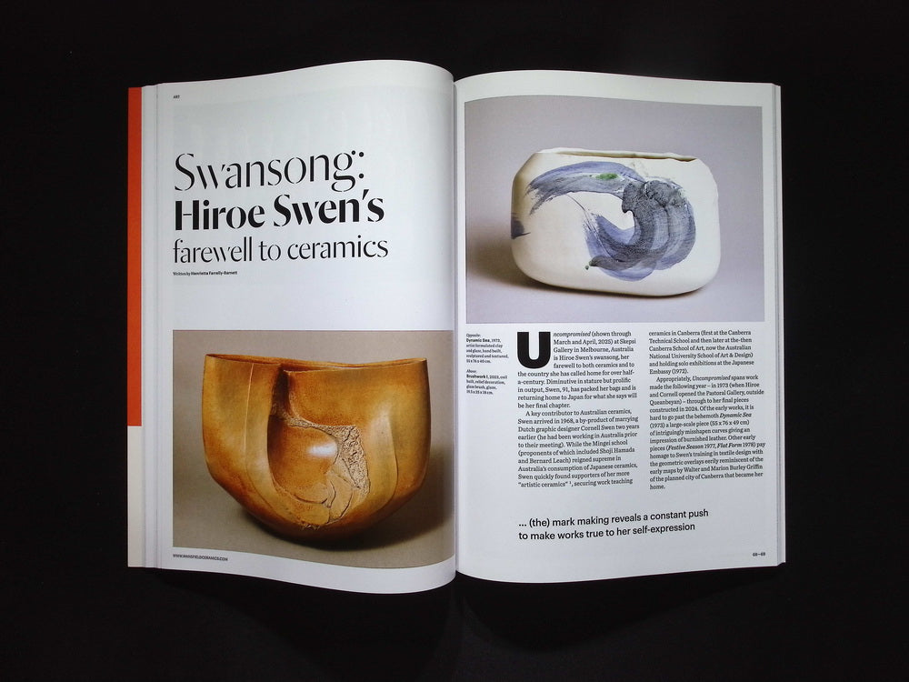 Ceramics:Art + Perception [91] N125,2025