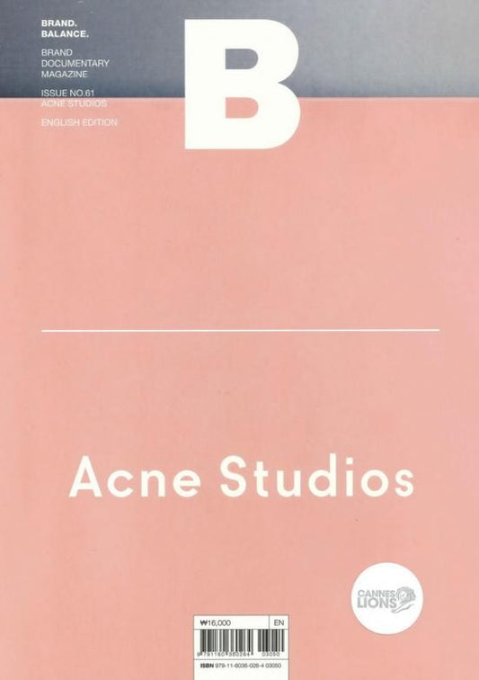 Magazine B : Acne Studios *** [03050] No.61